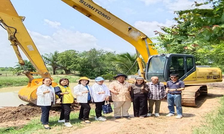 ออกตรวจติดตามและประเมินผลโครงการประชารัฐร่วมใจอนุรักษ์แหล่งน้ำและพัฒนาพื้นที่เกษตรชุมชน ประจำปี พ.ศ.2566  ณ เทศบาลตำบลบ้านค้อ 