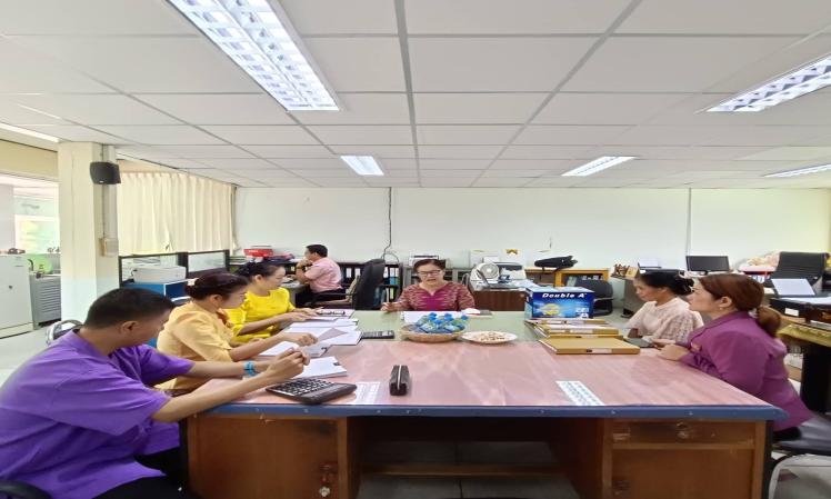 ออกตรวจติดตามและประเมินผลโครงการการใช้จ่ายเงินอุดหนุนของอบจ.ขอนแก่น กรณีให้การสนับสนุนหน่วยงานอื่น ประจำปีงบประมาณ พ.ศ. 2566  ณ สำนักงานเขตพื้นที่การศึกษาประถมศึกษาขอนแก่น เขต 1